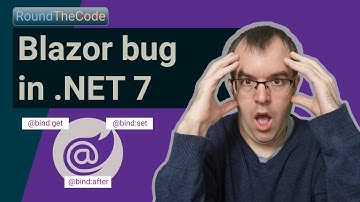 Blazor bug in .NET 7: New feature throws error