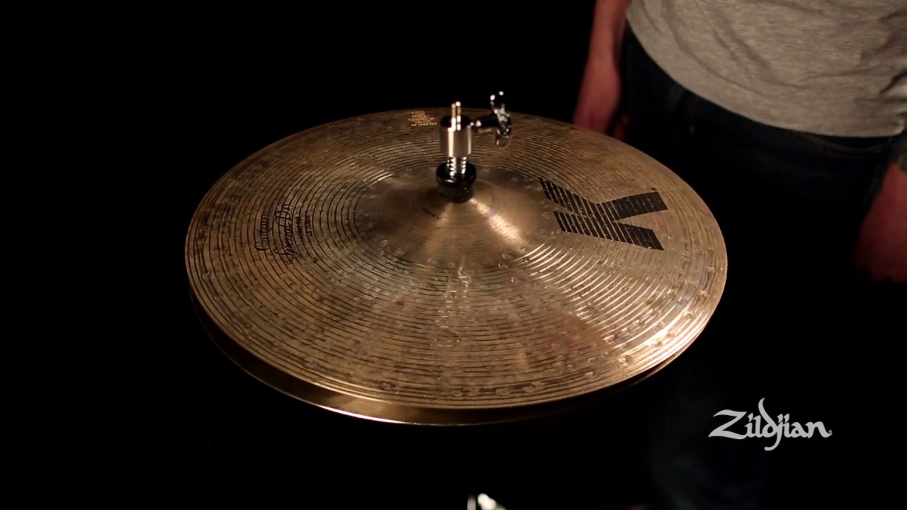 Namm 2017 Zildjian 15" K CUSTOM SPECIAL DRY HI HAT TOP YouTube