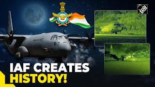 In a first, IAF C-130J aircraft carries out a successful Night Vision Goggles-aided landing