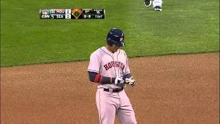 2013/04/10 Pena's two-run double
