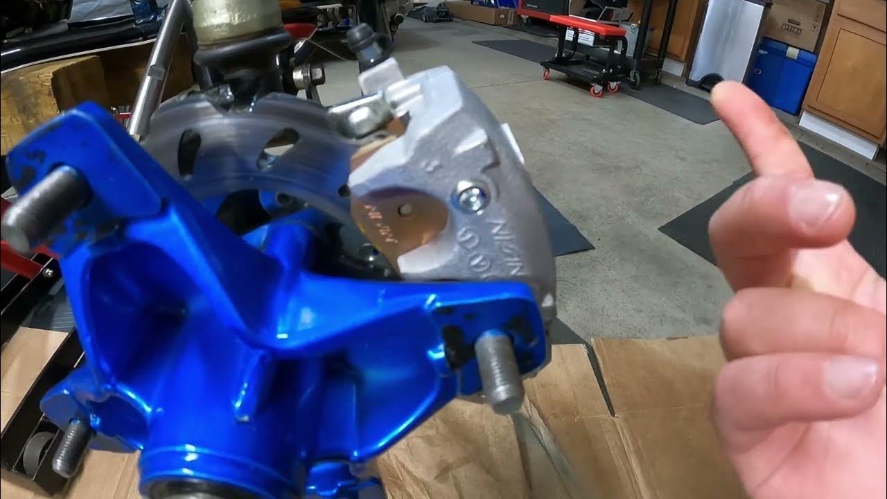 Banshee brake upgrade using YFZ450 calipers and master cylinder YouTube
