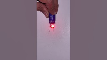 Capacitor Charging Discharging | LED with Capacitor