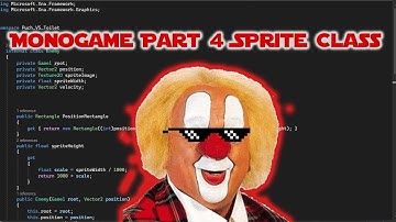 MonoGame Part 4 Adding a Sprite Class #coding #c #gamedev #monogame