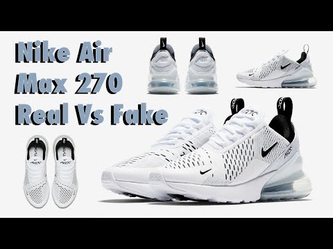 nike air max 270 fake vs real