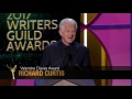 Jeff Goldblum presents the WGAW’s Valentine Davies Award to Love Actually Writer Richard Curtis