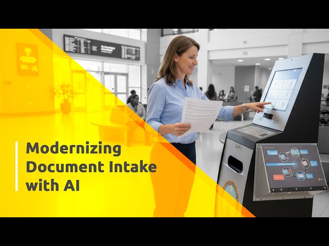Government Document Processing Kiosk with AI Form Review