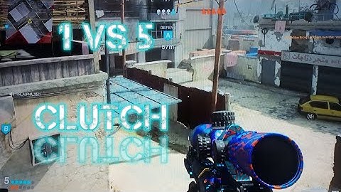 1 vs 5 Snipers Only Clutch (MW SnD)