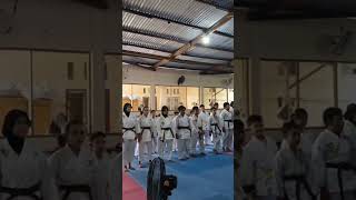 pembukaan UKT ASKI Jambi oleh shiham afriansah di Dojo ASKI teratei Minggu 24 Mei 2026