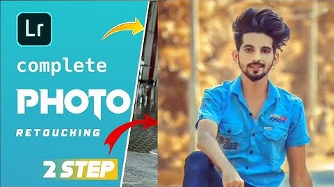 Lightroom Complete Photo Retouching In 2 steps -Snapseed Photo Editing Full Tutorial_SX Editing zone
