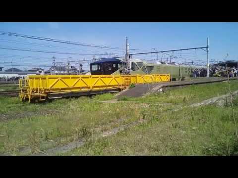 トランスイート四季島　新津駅出発の様子　2017年5月4日（木祝日）