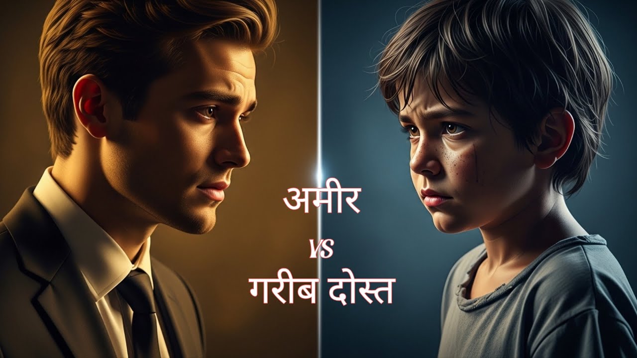 अमीर और गरीब दोस्त की सच्ची कहानी 😢 | Heart Touching Friendship Story #story #kahani 