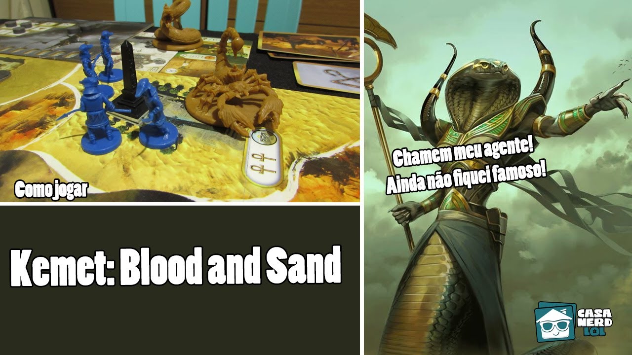Kemet: Blood and Sand (Conclave Editora) - Como Jogar [Manual Versão 16 julho 2021]