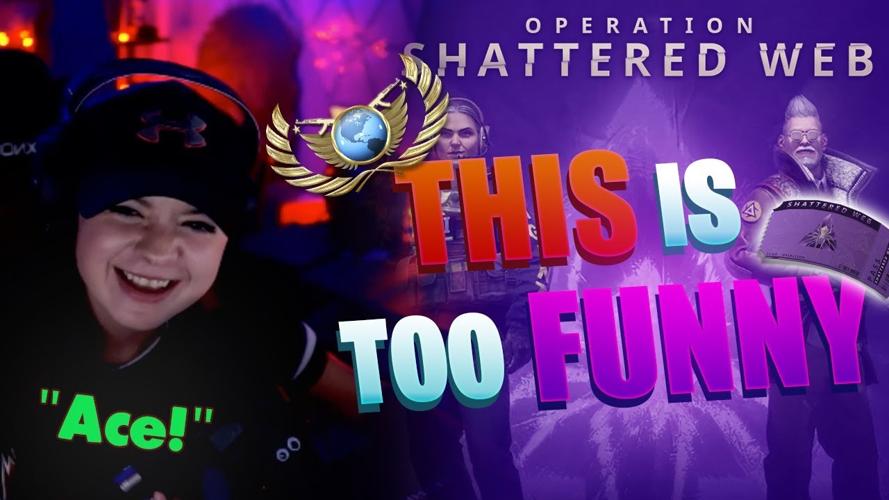 I CAN'T STOP LAUGHING! - CSGO OPERATION SHATTERED WEB - YouTube