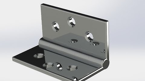 ►SolidWorks Tutorial | Design a Mechanical Hinge