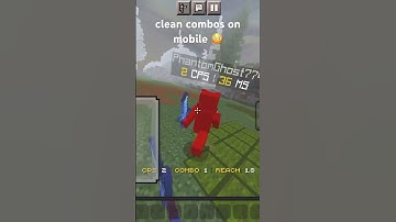 clean combos on mobile.. #mobile #minecraft #bedrock #mcpe #gaming #zeqa #touch #zeqaboxing