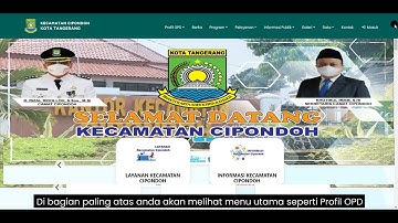 Profil Website Kecamatan Cipondoh Kota Tangerang