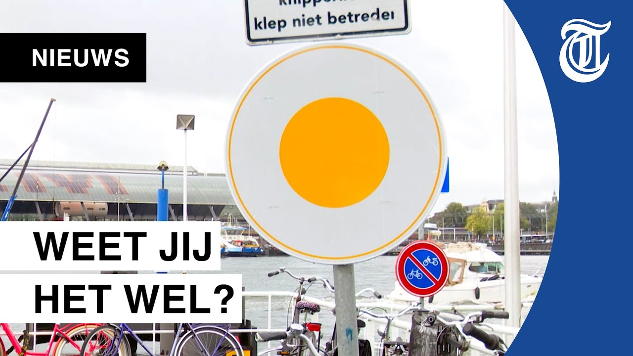 Niemand weet wat dit verkeersbord betekent - YouTube
