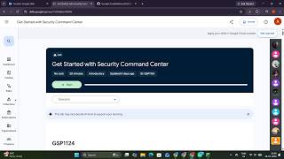 Get Started with Security Command Center (GSP1124) | Google Cloud Skills Boost Lab Solution |