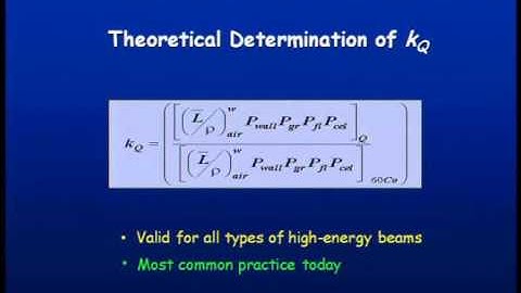 Medical Physics TG 51 Outline