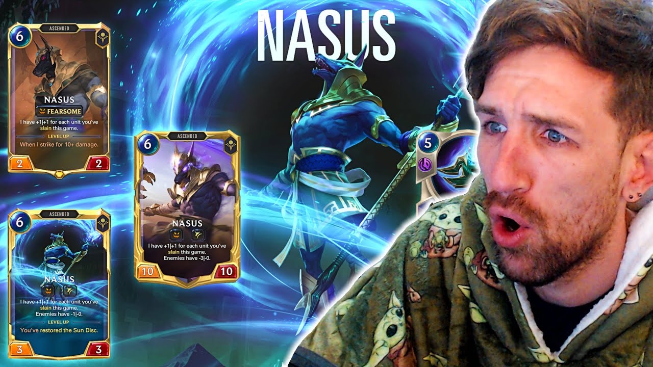 Nasus!! New Champion Revealed | Legends of Runeterra - YouTube