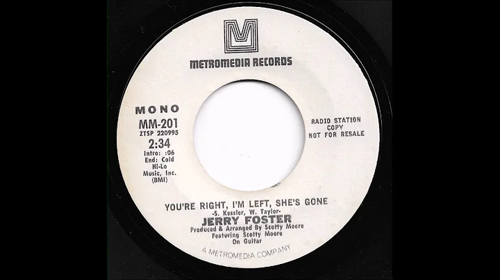 Jerry Foster featuring Scotty Moore on Guitar - Yo...