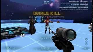 Uberstrike Gameplay at Spaceport Alpha Basic no armor.
