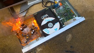 Toshiba DVD Player Crazy Salt Water Test and Destruction