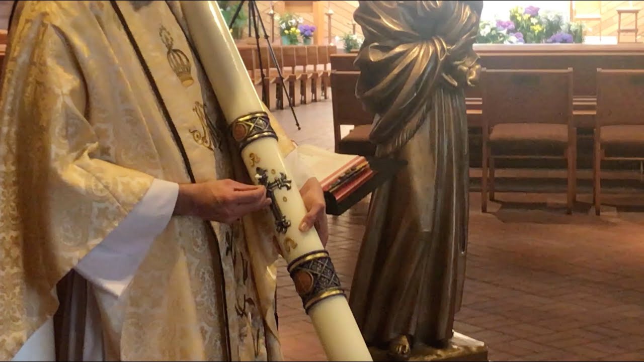 Preparation Of The Paschal Candle YouTube Preparation Of The Paschal Candle YouTube