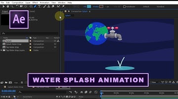 How to Create A Simple Water Splash Animation in After Effects