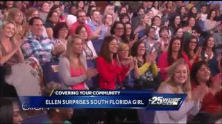 Ellen Surprises South Florida Girl Who Battled Cancer