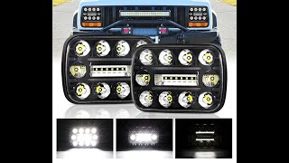 Auxbeam 7x6 LED headlight review