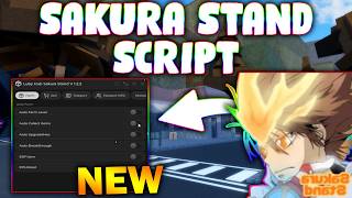*NEW* Sakura Stand Script (PASTEBIN 2026) (AUTOFARM, AUTO SKILLS, MISC, AUTO UPGRADE )