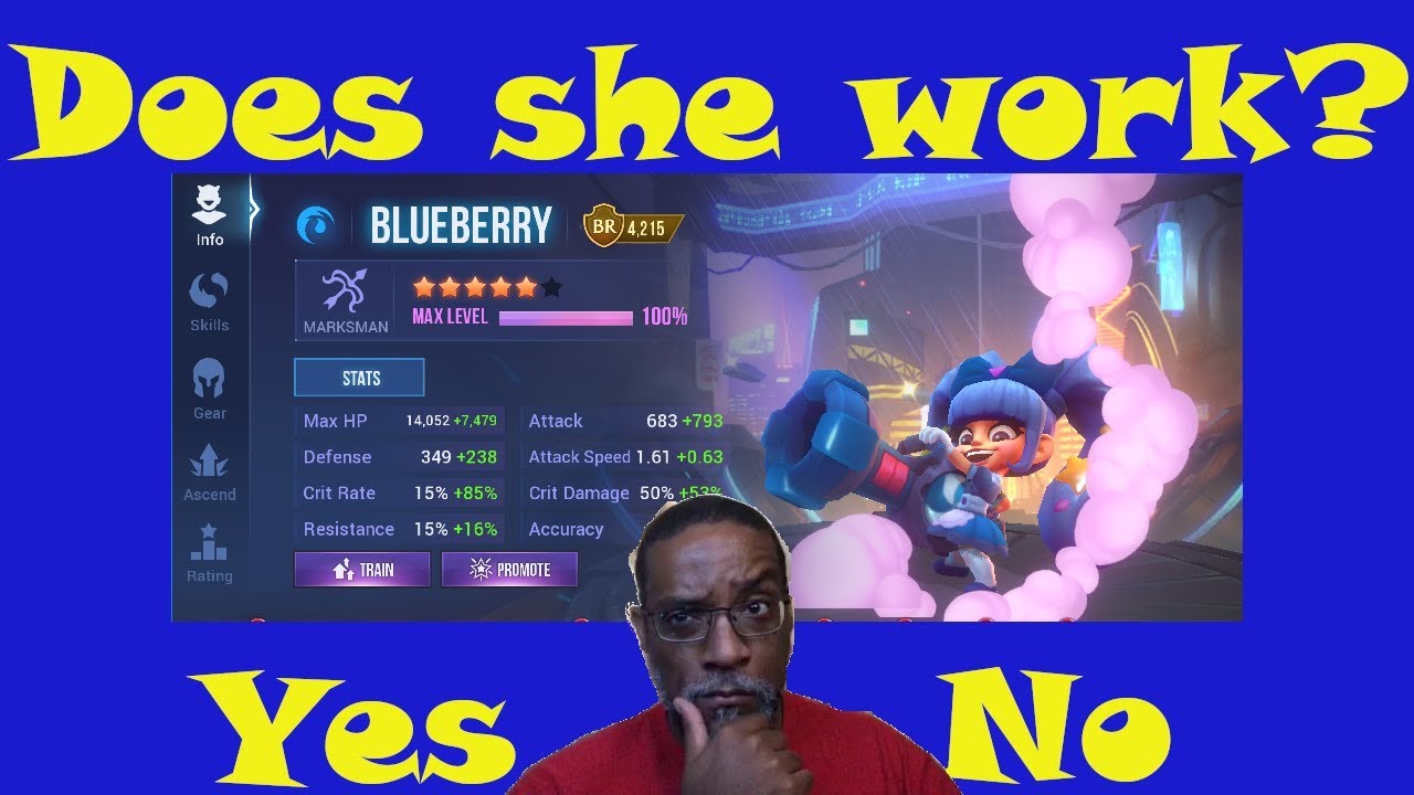 Blueberry Champion Review (Dungeon Hunter Champions)
