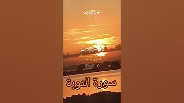سورة التوبة #quran #دويتو #دعاء #duet #صباحالخير #تيك_توك #دعاءمستجاب #لايك #حالاتواتس #حالات_واتس