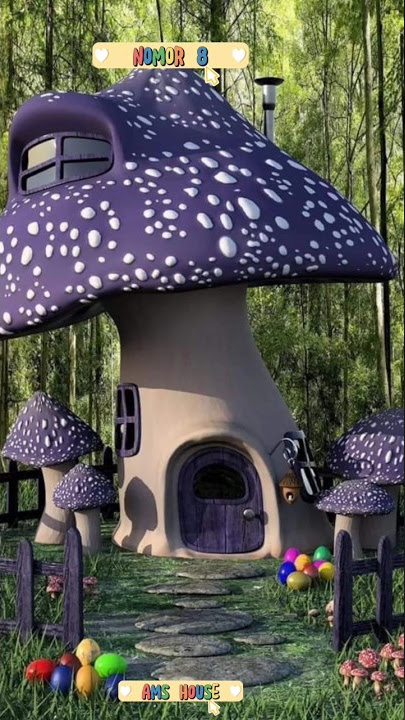 🍄Pilih Rumah jamur yang kalian suka 🏡🍄#short