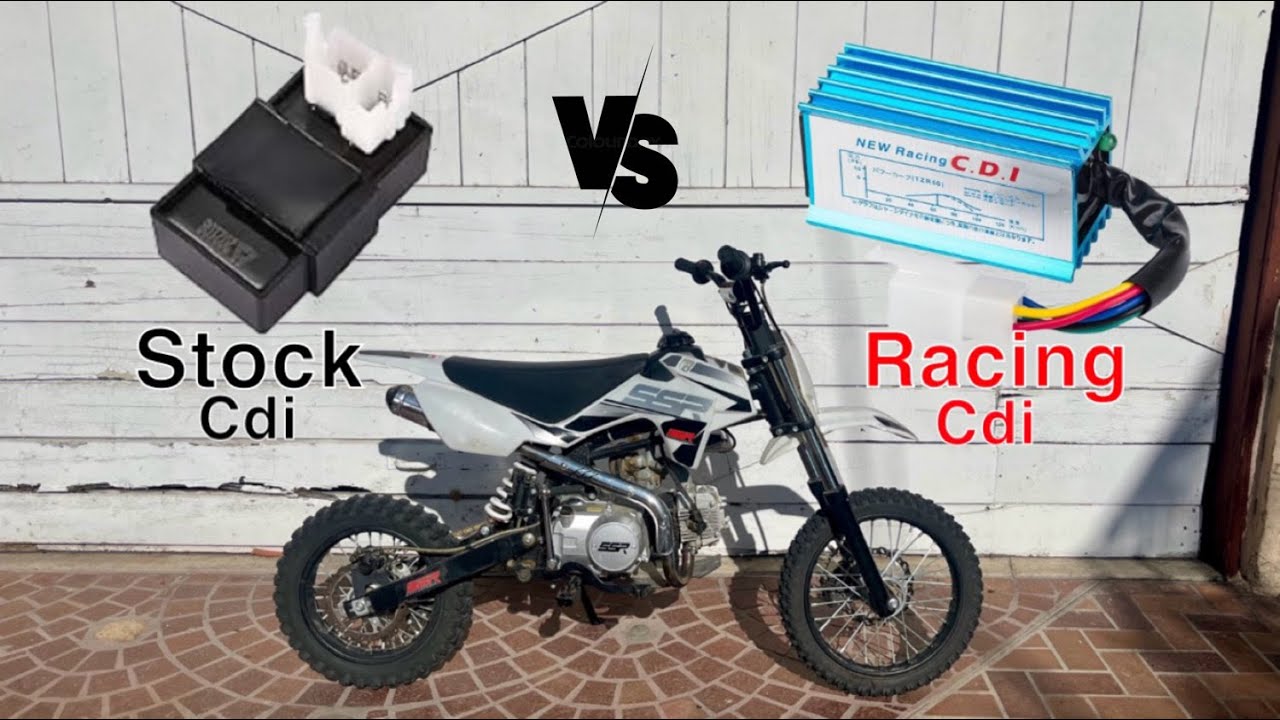 Stock cdi vs Racing cdi on 125cc Pit Bike