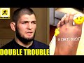 This is how Khabib dealt with a serious foot injury and mumps days before Justin Gaethje fight,Silva