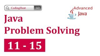 Java problem solving 11-15 | area and perimeter of Ractangle and Circle, Swap, Flag printing
