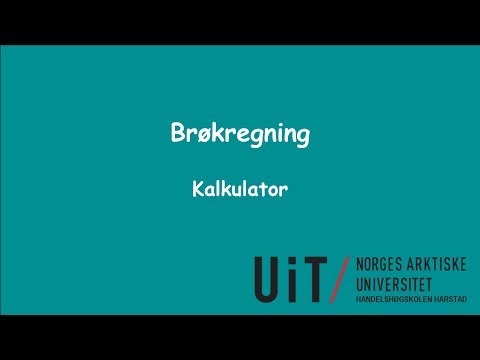 Video: Bør vi bruke grafiske kalkulatorer?