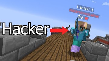How I Destroyed A Hacker In Skywars