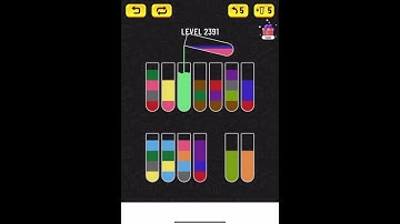 water sort puzzle level 2391