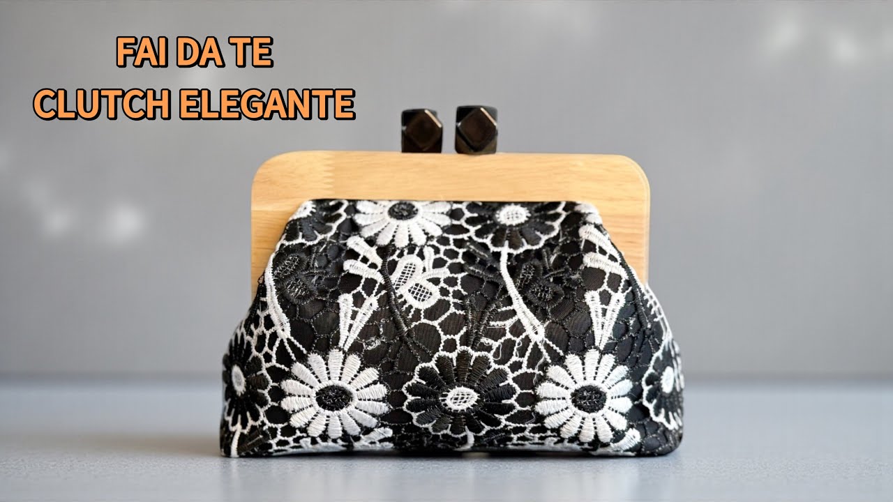 🌸 Мастер-класс по изготовлению клатча в технике макраме с кружевом и деревянной застежкой 🌸 Клатч...