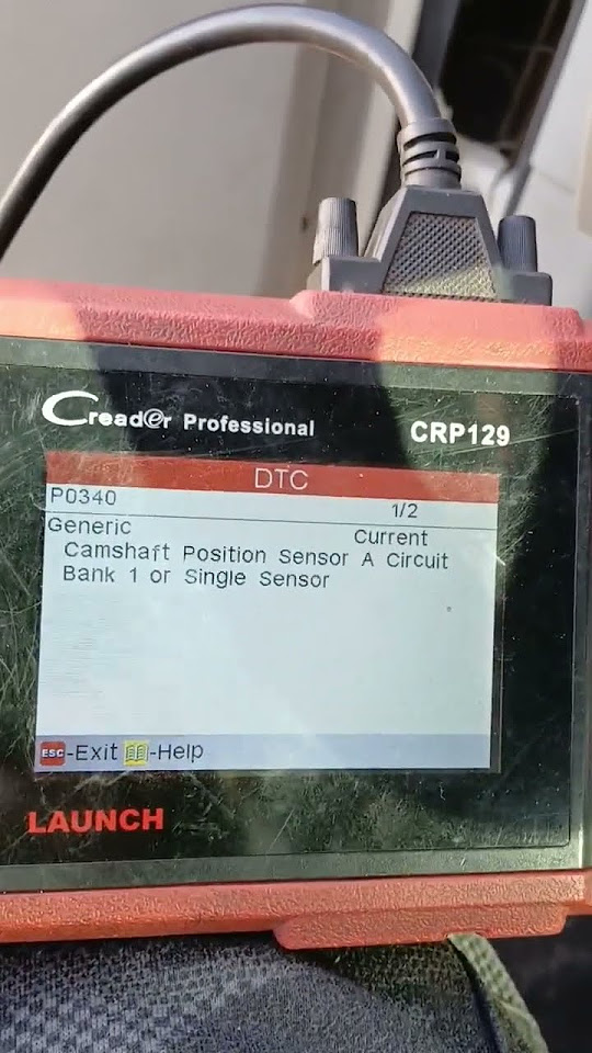 diagnostic trouble code po340 Chrysler 300 2006 - YouTube