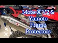 Crf300l bikerzbits motox pot dchappement et protections de cadre yamoto crf300l dualsport