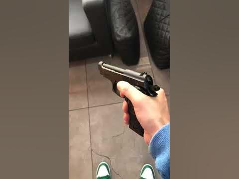 Beretta 84 Fs Co2 Pistol Dealers Banduk Shop - YouTube
