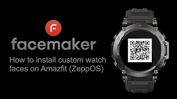 How to install custom watch faces on Amazfit ZeppOS (using QR Code)