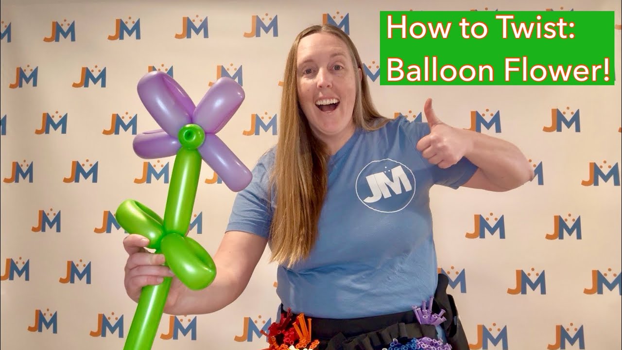 4. Balloon Flower Tutorial - How to Twist a Balloon Flower