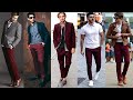 PANTALONES VINO-TINTO EN LOOKS FOR MEN