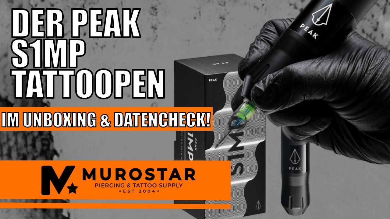 Günstige Tattoomaschine? 💰🖋️ Peak S1MP Tattoomaschine vorgestellt – Unboxing & Datencheck
