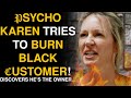 MUST SEE VIDEO - Karen Tries to BURN Black Customer, Instantly Regrets It... | Sameer Bhavnani